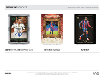 2025-26 Panini Pitch Kings La Liga Soccer International Blaster Box 746134204470 at King Card Canada