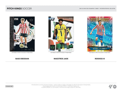 2025-26 Panini Pitch Kings La Liga Soccer International Blaster Box 746134204470 at King Card Canada