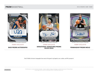 2025-26 Panini Prizm Basketball Hobby Box 746134195204 at King Card Canada