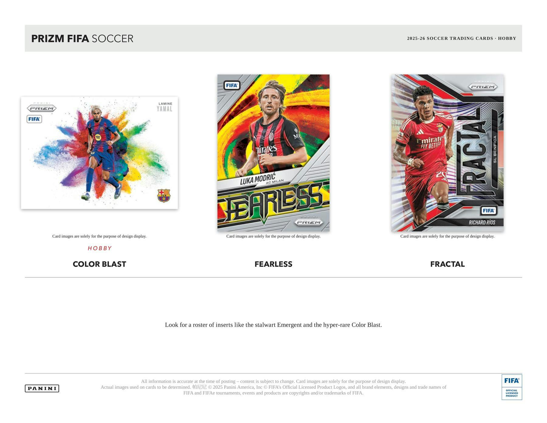 2025 - 26 Panini Prizm FIFA Soccer Hobby Box 746134178849 at King Card Canada