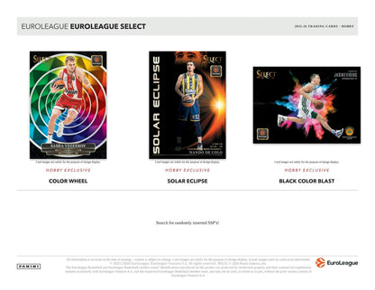 2025 - 26 Panini Select EuroLeague Basketball Hobby Box 746134195440 at King Card Canada