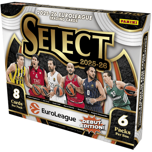 2025 - 26 Panini Select EuroLeague Basketball Hobby Box 746134195440 at King Card Canada