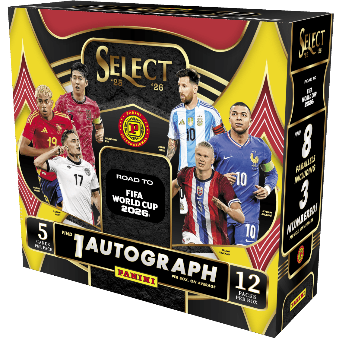2025-26 Panini Select Road to FIFA World Cup Soccer International Hobby Box 746134193897 at King Card Canada