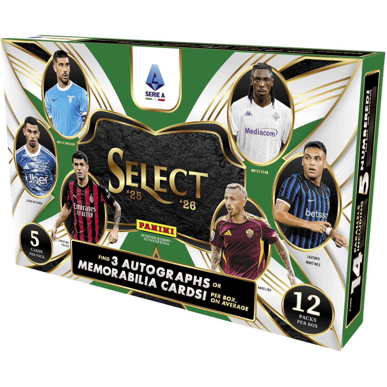 2025 - 26 Panini Select Serie A Soccer Hobby Box 746134193477 at King Card Canada