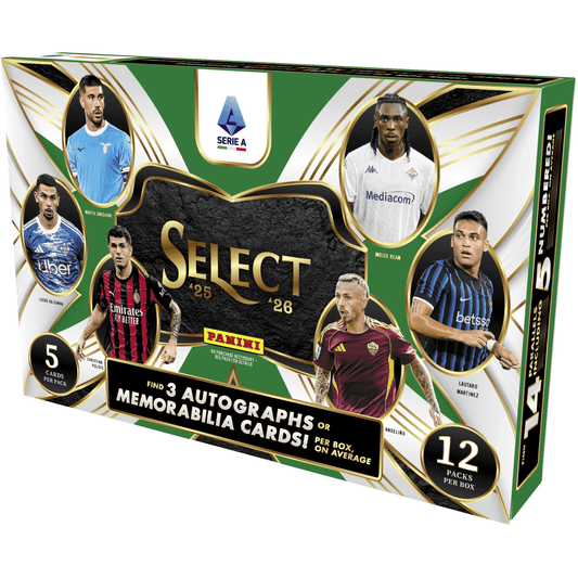 2025 - 26 Panini Select Serie A Soccer Hobby Box 746134193477 at King Card Canada