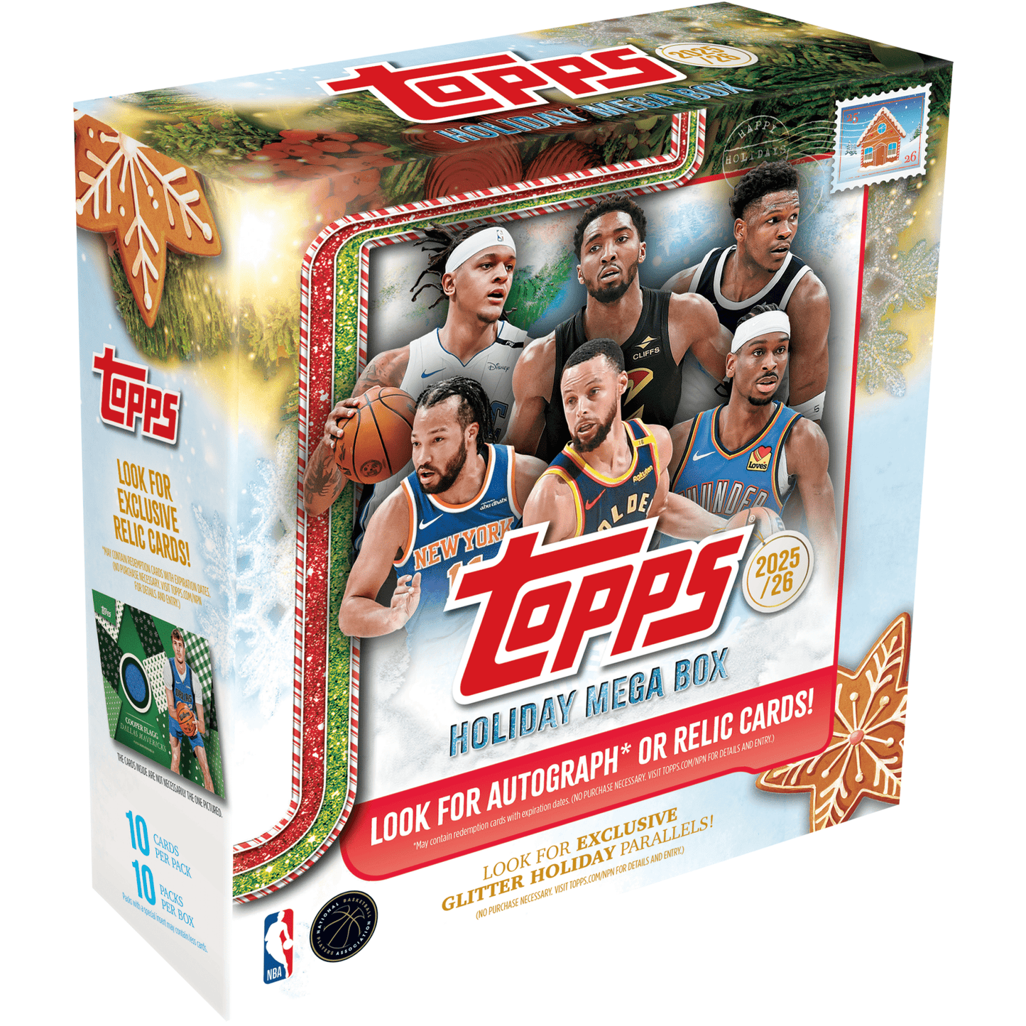 2025 - 26 Topps Basketball Holiday Mega Box 887521151783 at King Card Canada
