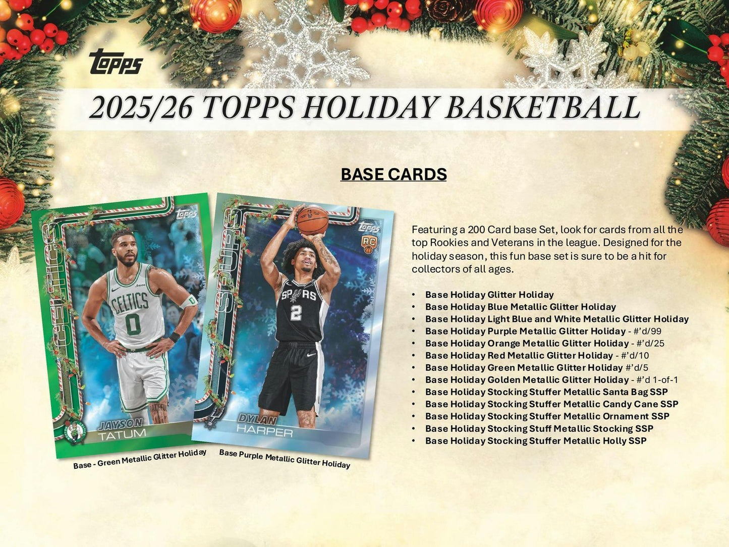 2025 - 26 Topps Basketball Holiday Mega Box 887521151783 at King Card Canada
