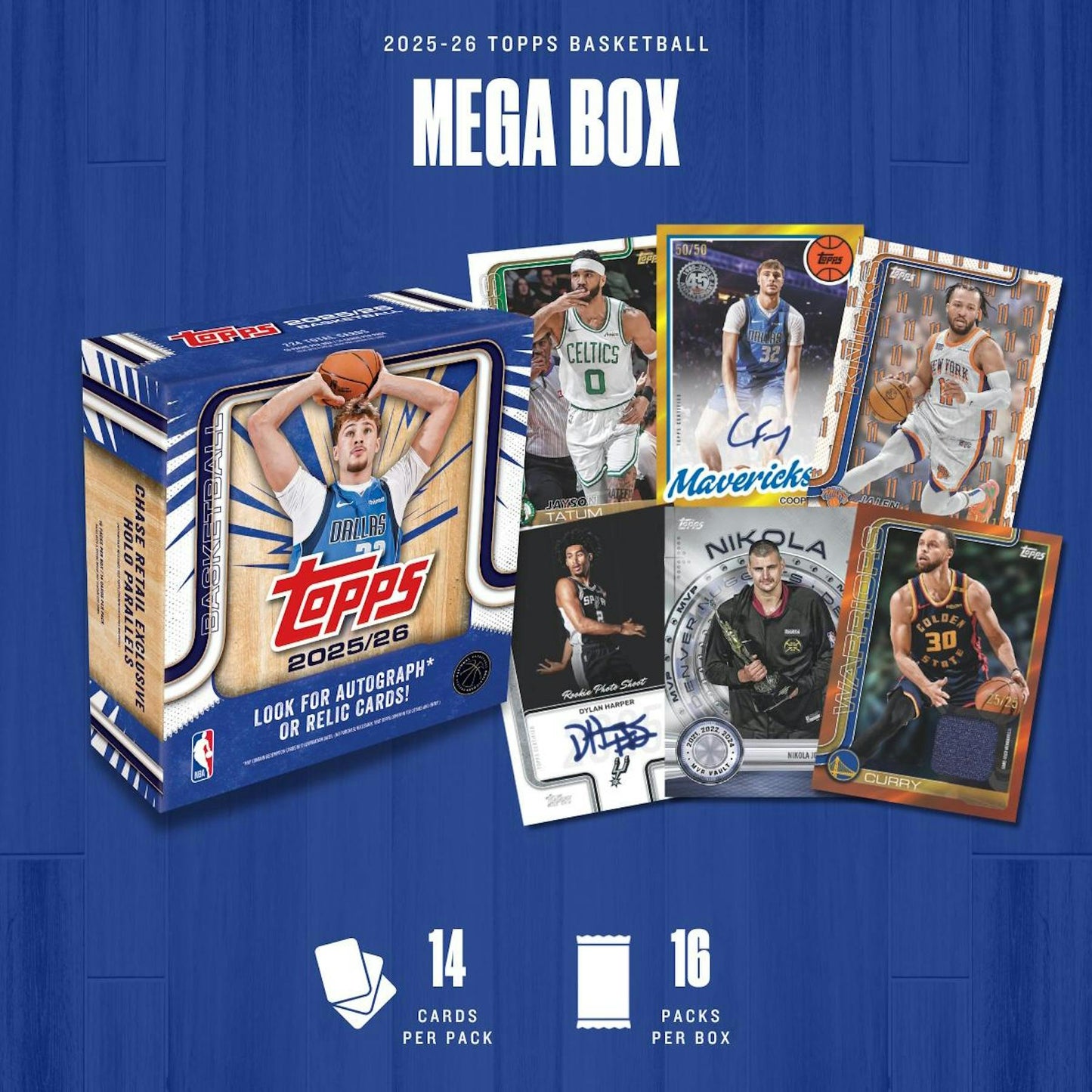 2025 - 26 Topps Basketball Mega Box 887521149117 at King Card Canada