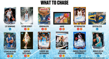 2025 - 26 Topps Bowman Basketball Blaster Value Box 887521155538 at King Card Canada