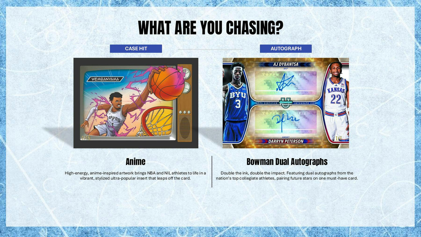 2025 - 26 Topps Bowman Basketball Blaster Value Box 887521155538 at King Card Canada
