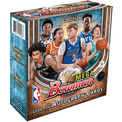 2025 - 26 Topps Bowman Basketball Mega Box 887521155583 at King Card Canada