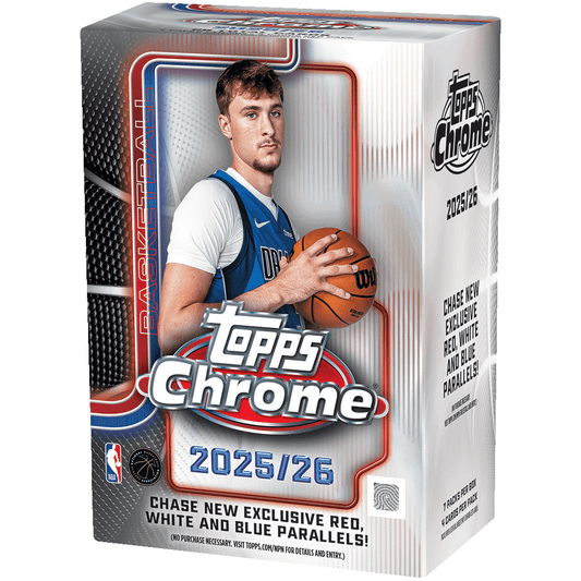 2025 - 26 Topps Chrome Basketball Blaster Value Box 887521149735 at King Card Canada