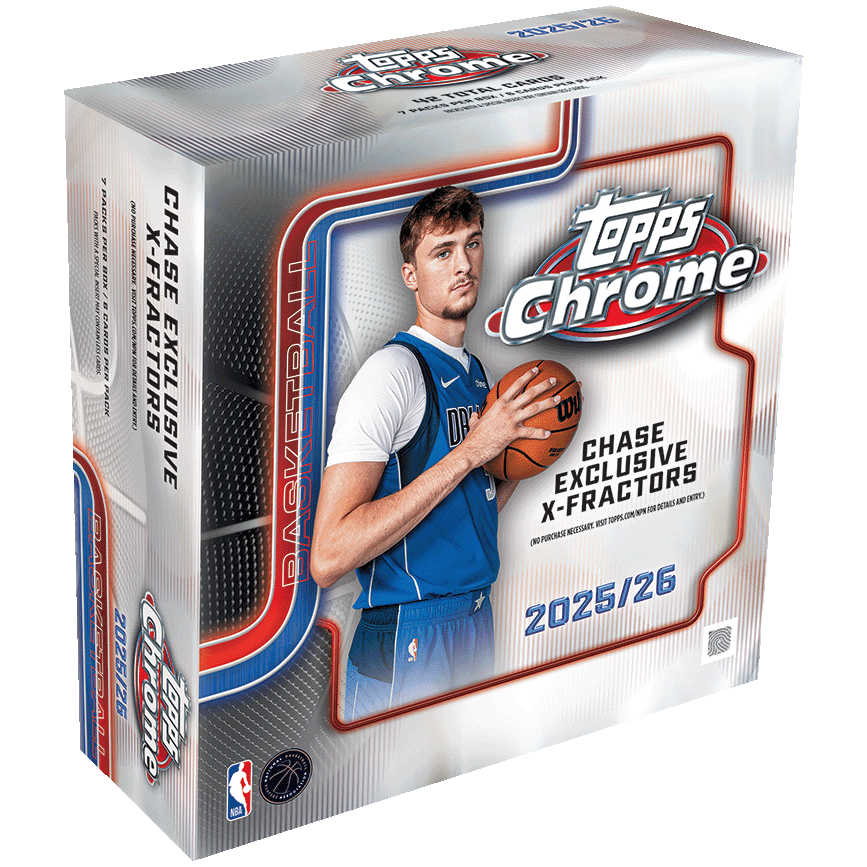 2025 - 26 Topps Chrome Basketball Mega Box 887521149780 at King Card Canada