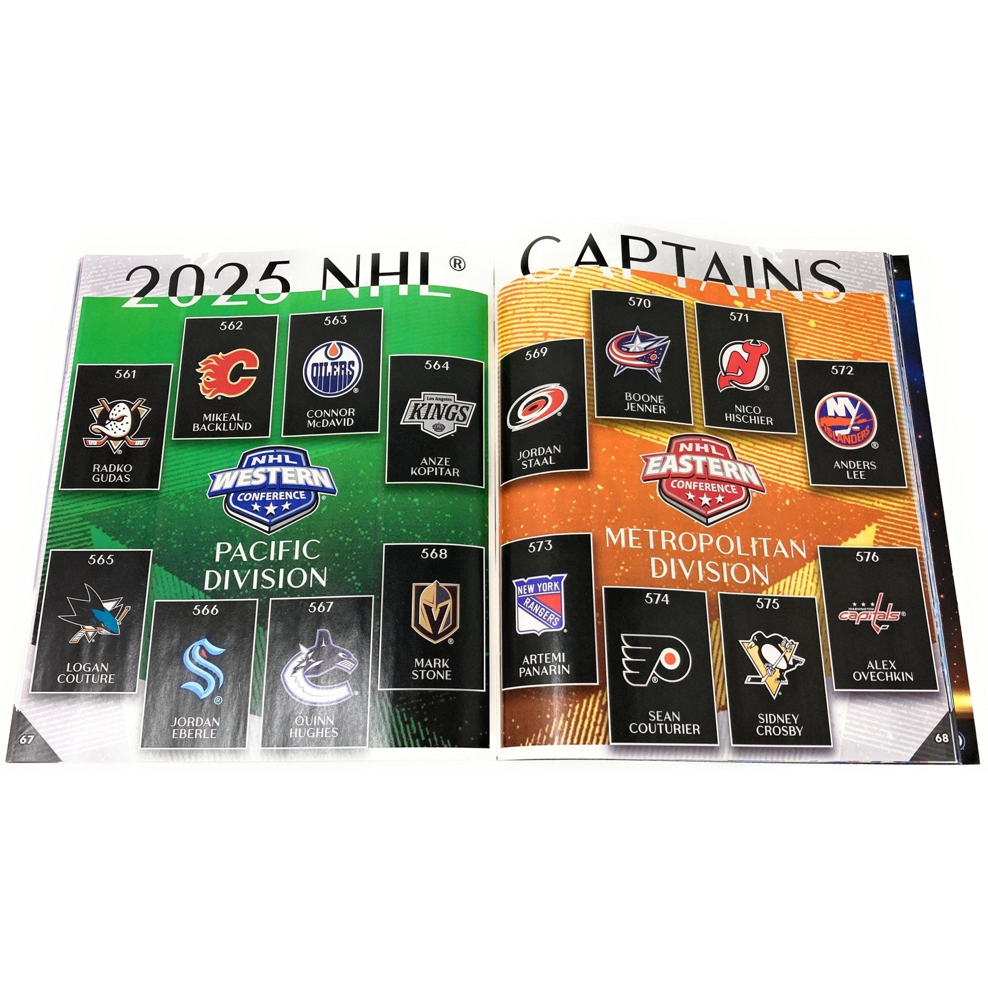 2025 - 26 Topps NHL Hockey Sticker Collection Album 887521154012 at King Card Canada