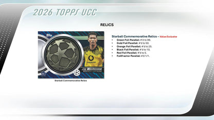 2025 - 26 Topps UEFA Club Competitions Soccer Blaster Value Box 887521151554 at King Card Canada