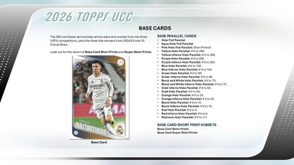 2025 - 26 Topps UEFA Club Competitions Soccer Blaster Value Box 887521151554 at King Card Canada