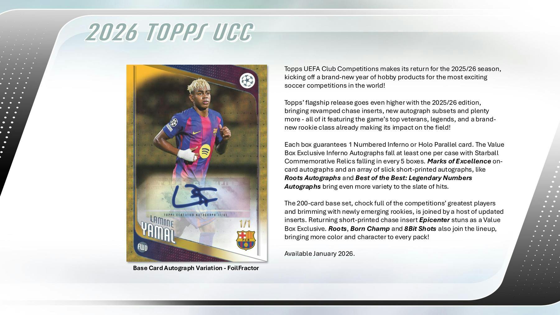 2025 - 26 Topps UEFA Club Competitions Soccer Blaster Value Box 887521151554 at King Card Canada