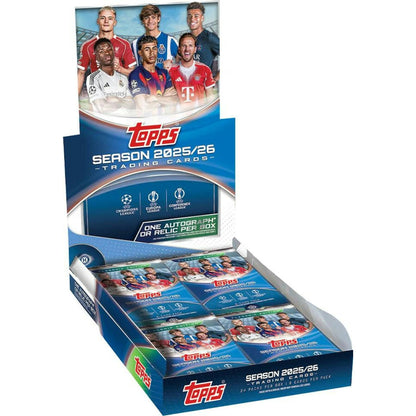 2025 - 26 Topps UEFA Club Competitions Soccer Hobby Box 887521151509 at King Card Canada