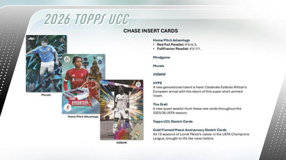 2025 - 26 Topps UEFA Club Competitions Soccer Hobby Box 887521151509 at King Card Canada