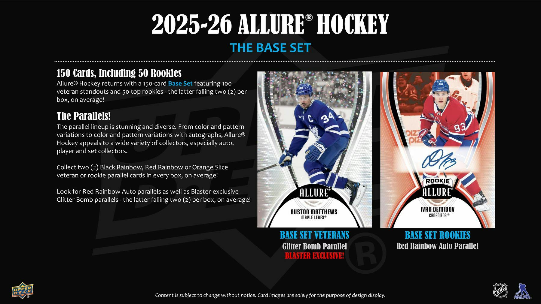 2025 - 26 Upper Deck Allure Hockey Blaster Box 05333460248 at King Card Canada