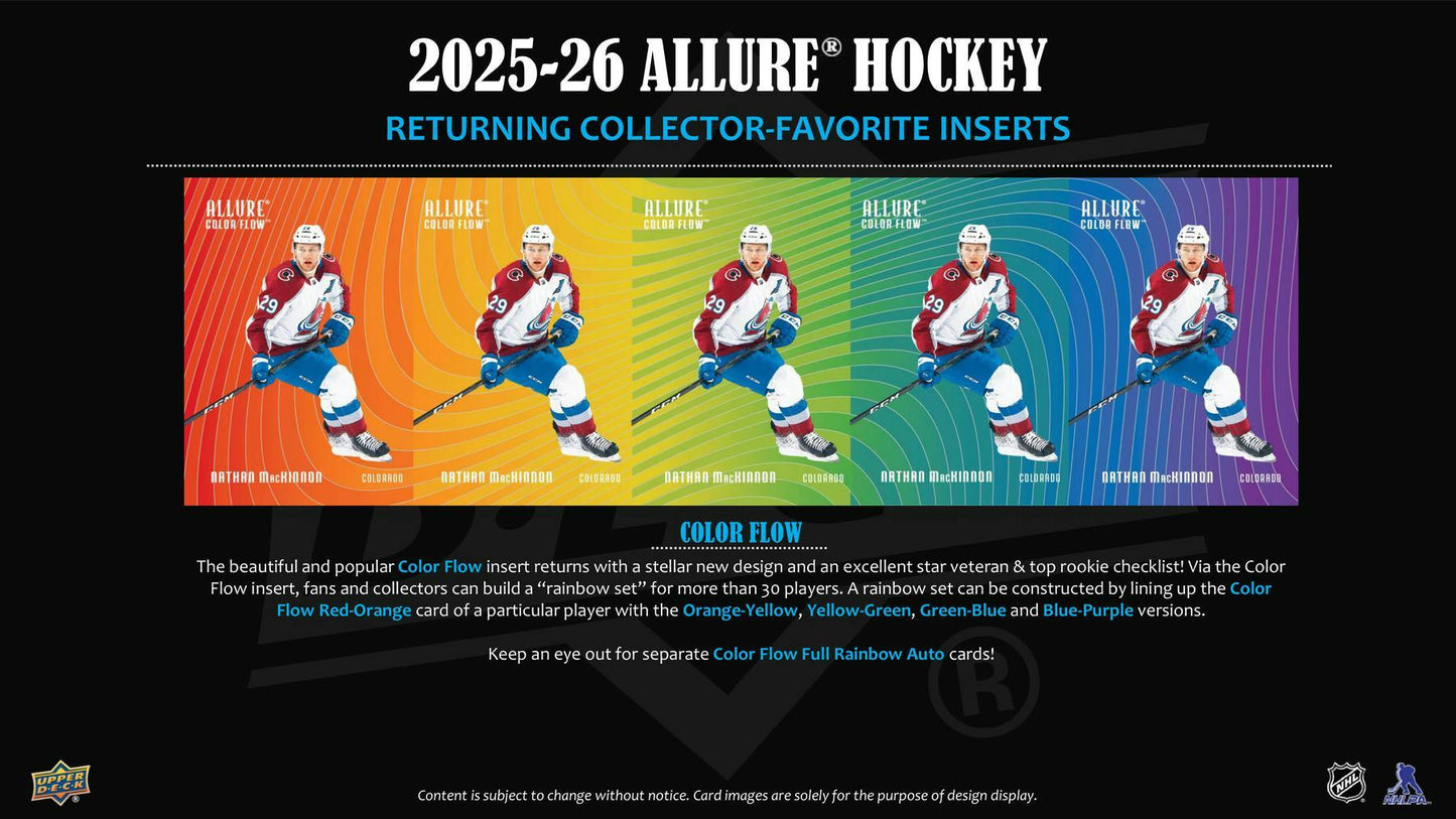 2025 - 26 Upper Deck Allure Hockey Blaster Box 05333460248 at King Card Canada
