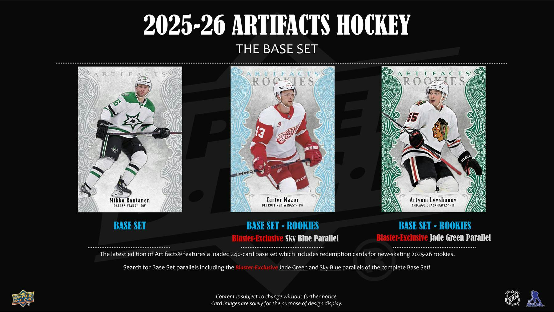 2025 - 26 Upper Deck Artifacts Hockey Blaster Box 053334012515 at King Card Canada