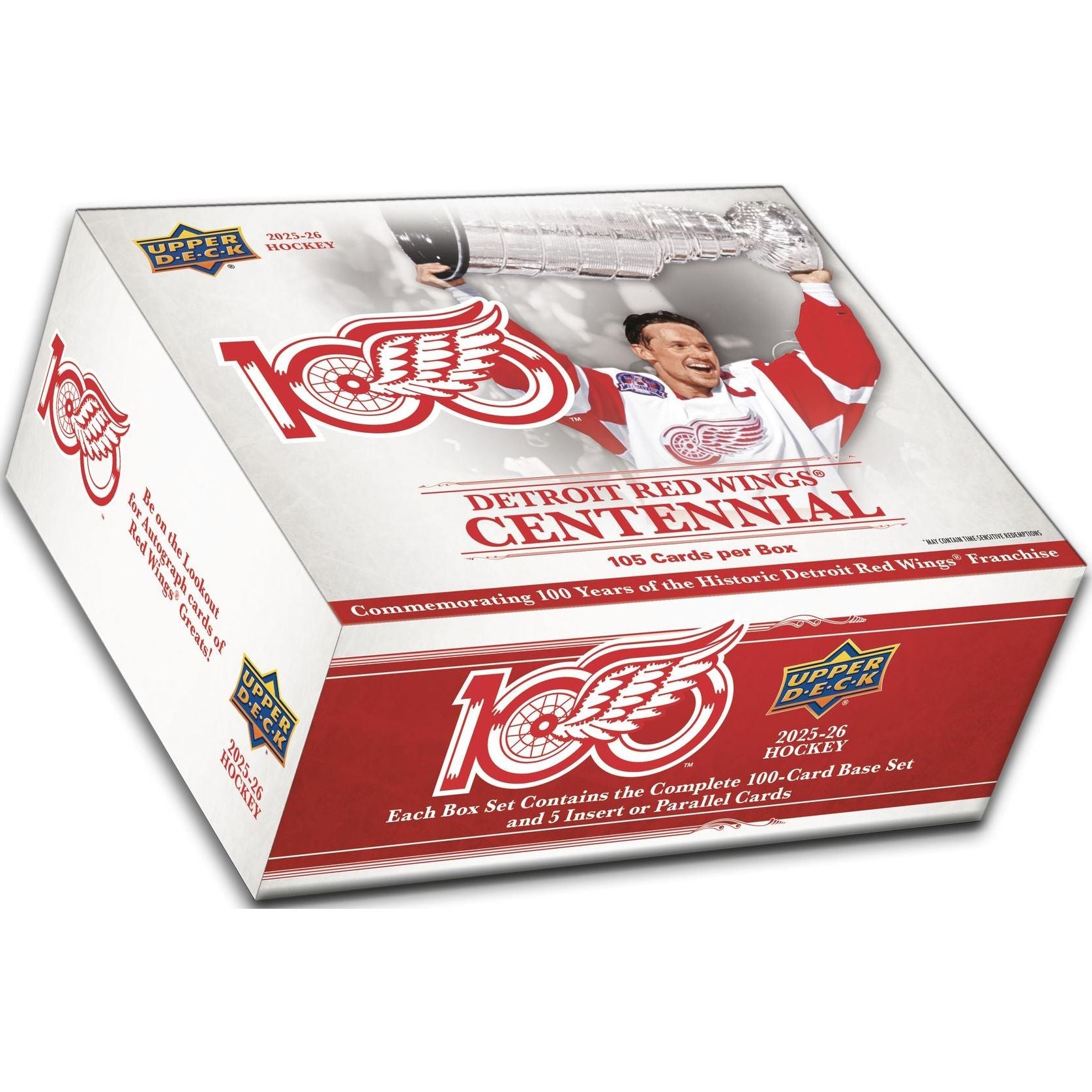 2025 - 26 Upper Deck Detroit Red Wings Centennial Box Set 053334071000 at King Card Canada