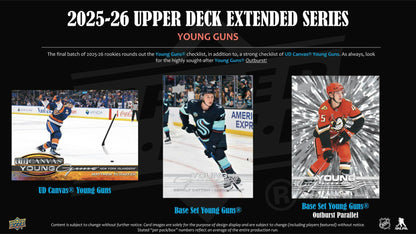 2025-26 Upper Deck Extended Series Hockey Blaster Box 053334095426 at King Card Canada