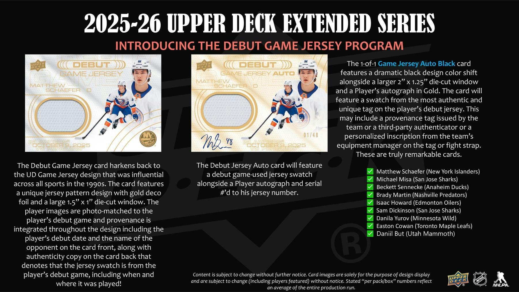 2025-26 Upper Deck Extended Series Hockey Blaster Box 053334095426 at King Card Canada