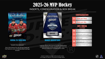 2025 - 26 Upper Deck MVP Hockey Hobby Box 053334012966 at King Card Canada