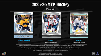 2025 - 26 Upper Deck MVP Hockey Hobby Box 053334012966 at King Card Canada