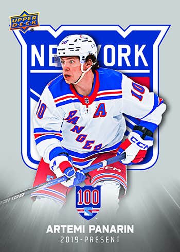 2025 - 26 Upper Deck New York Rangers Centennial Box Set 053334058285 at King Card Canada