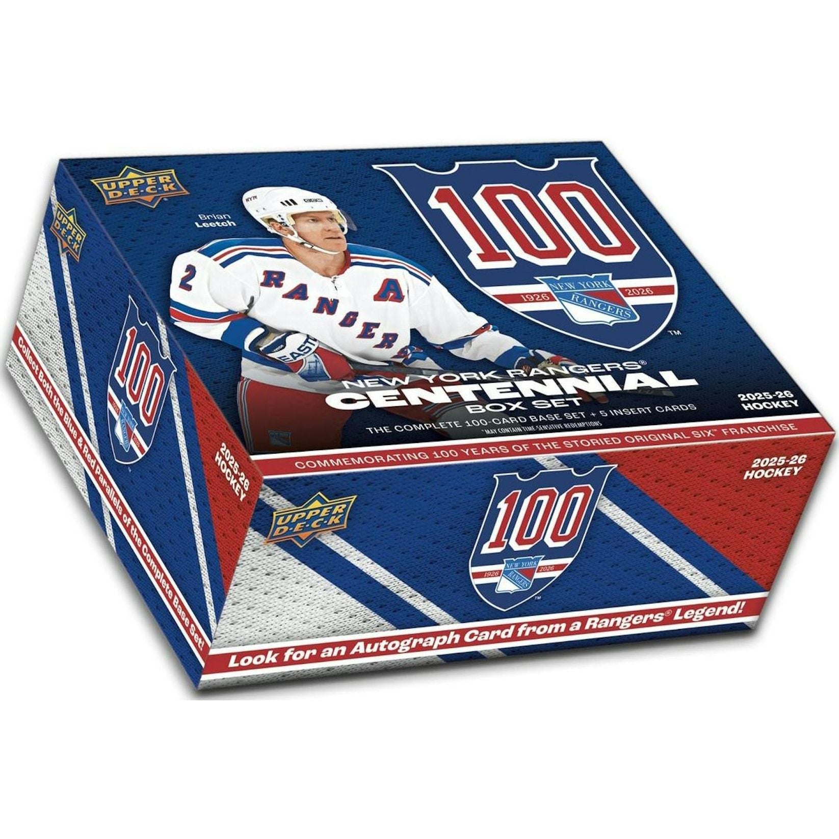 2025 - 26 Upper Deck New York Rangers Centennial Box Set 053334058285 at King Card Canada