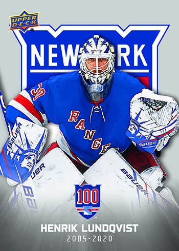 2025 - 26 Upper Deck New York Rangers Centennial Box Set 053334058285 at King Card Canada