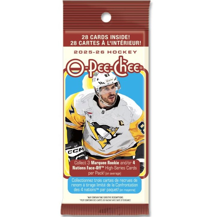 2025 - 26 Upper Deck O - Pee - Chee Hockey Fat Pack 053334752947 at King Card Canada