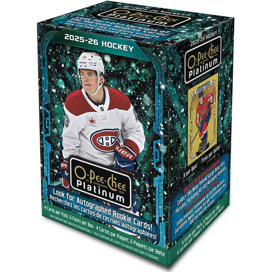 2025 - 26 Upper Deck O - Pee - Chee Platinum Hockey Blaster Box 053334474238 at King Card Canada