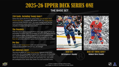 2025-26 Upper Deck Series 1 Hockey Hobby Box 053334036702 at King Card Canada