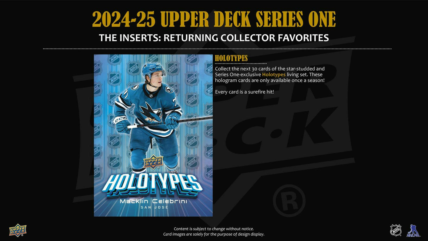 2025-26 Upper Deck Series 1 Hockey Hobby Box 053334036702 at King Card Canada
