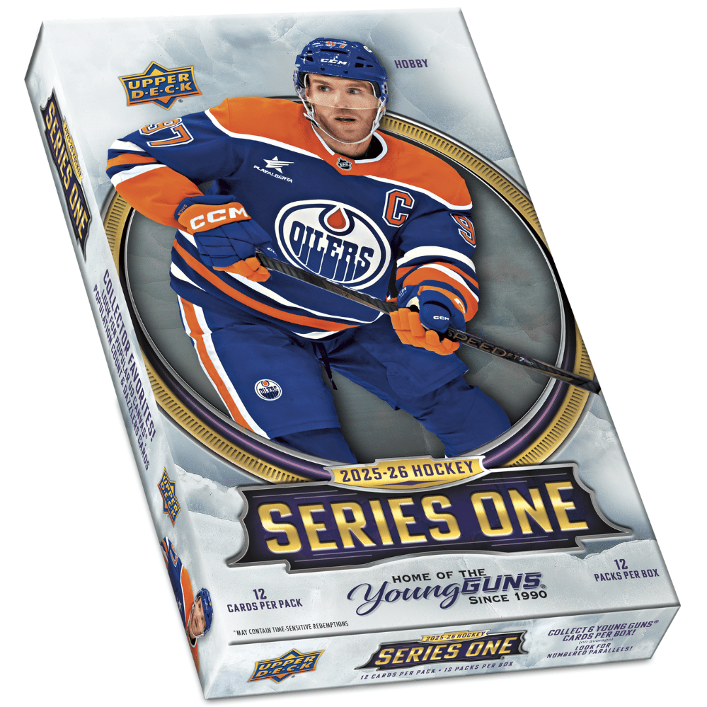 2025-26 Upper Deck Series 1 Hockey Hobby Box 053334036702 at King Card Canada