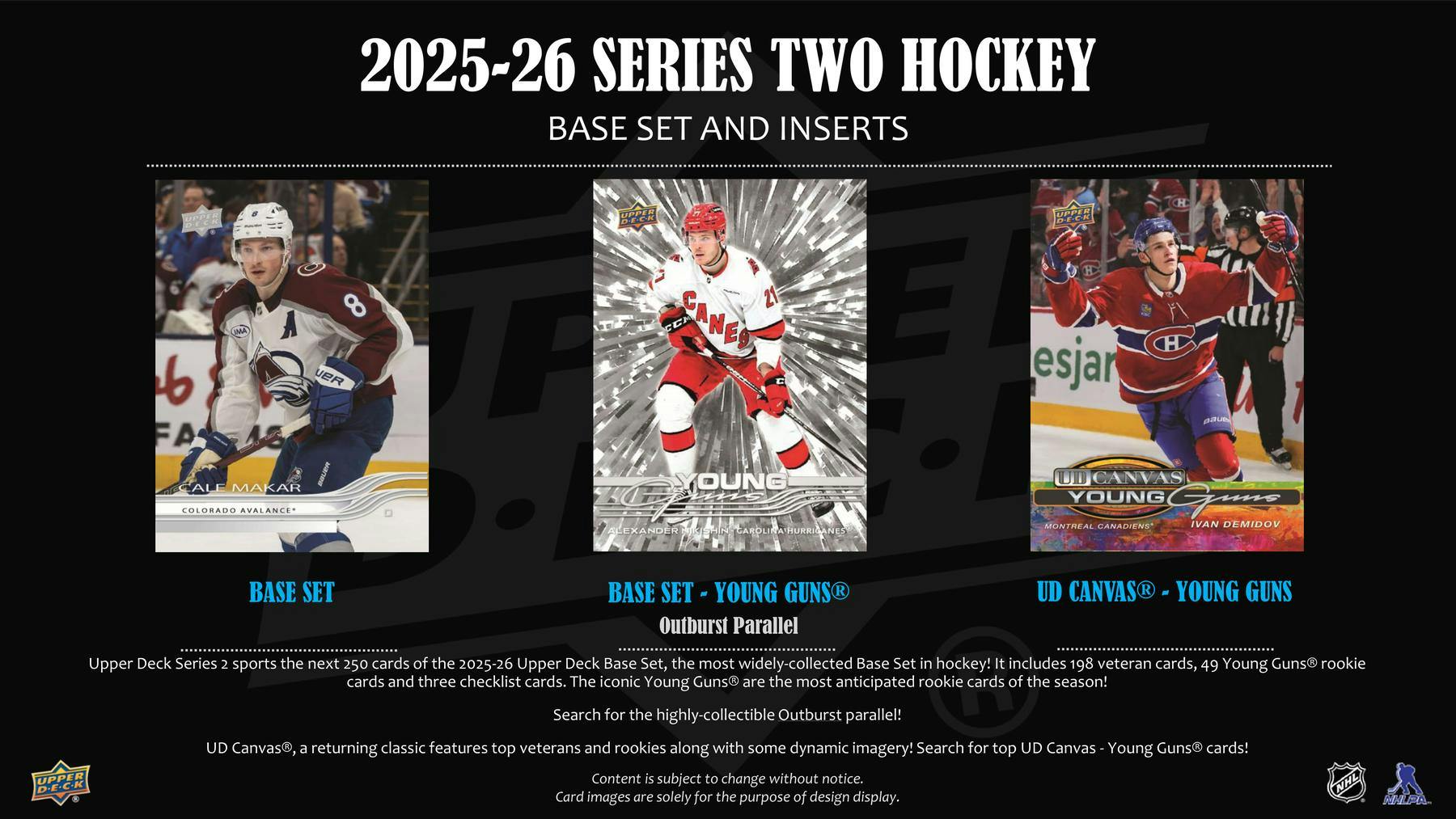 2025 - 26 Upper Deck Series 2 Hockey Collector's Tin 053334438865 at King Card Canada