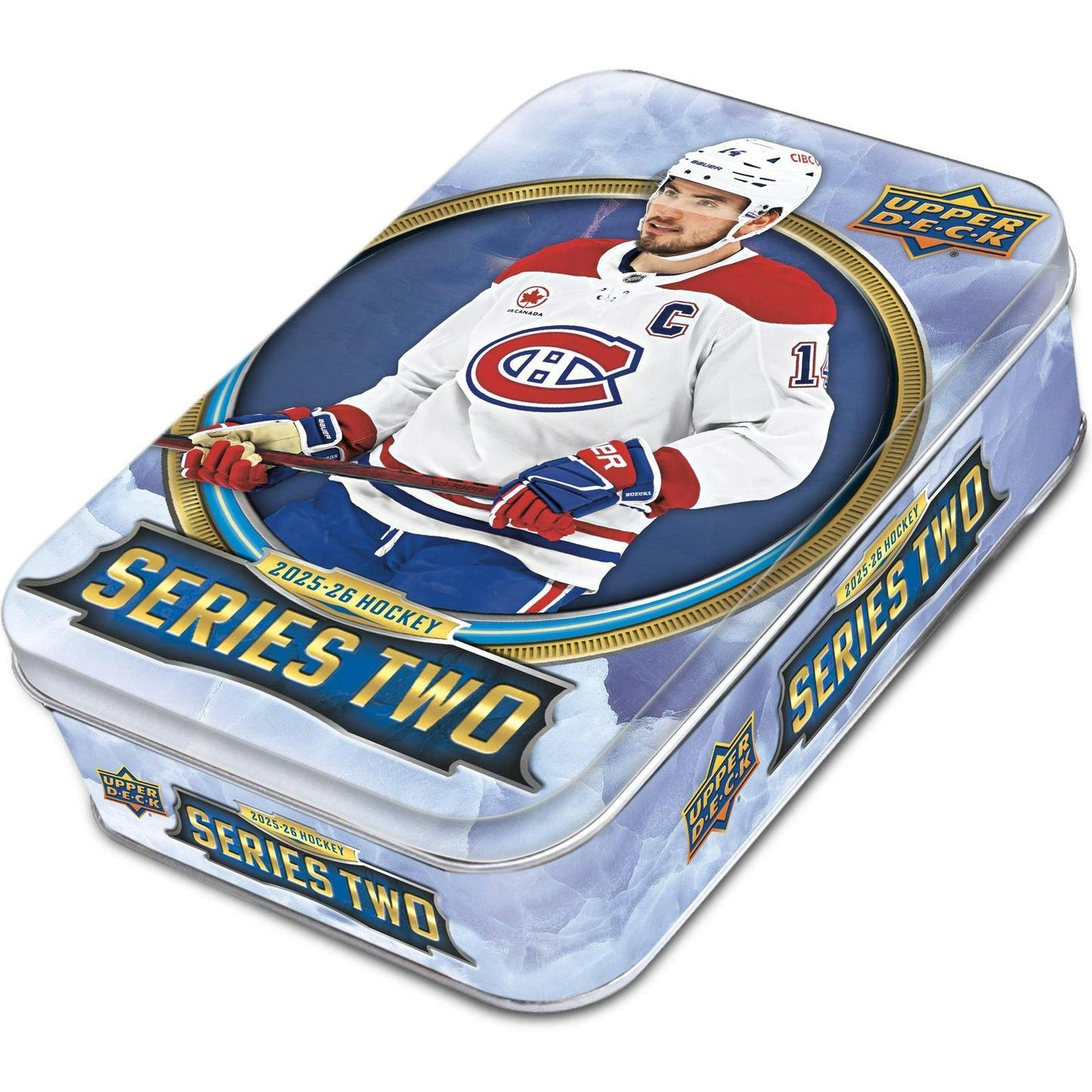 2025 - 26 Upper Deck Series 2 Hockey Collector's Tin 053334438865 at King Card Canada
