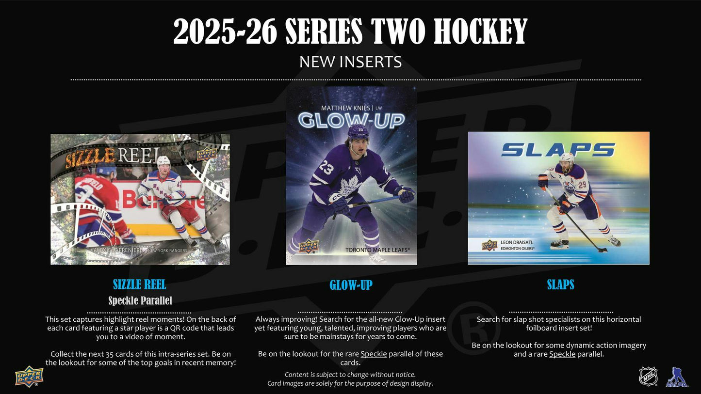 2025 - 26 Upper Deck Series 2 Hockey Collector's Tin 053334438865 at King Card Canada