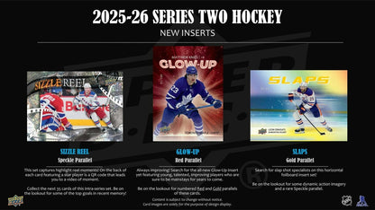 2025-26 Upper Deck Series 2 Hockey Hobby Box 053334438162 at King Card Canada