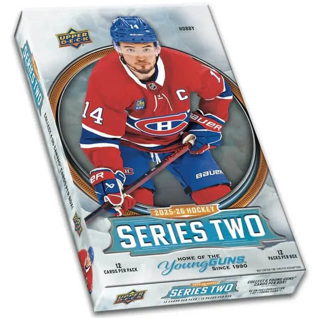 2025-26 Upper Deck Series 2 Hockey Hobby Box 053334438162 at King Card Canada