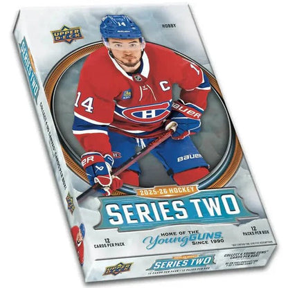 2025-26 Upper Deck Series 2 Hockey Hobby Box 053334438162 at King Card Canada