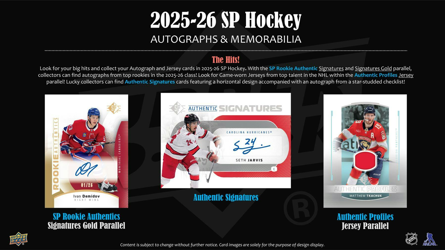 2025 - 26 Upper Deck SP Hockey Blaster Box 053334001038 at King Card Canada