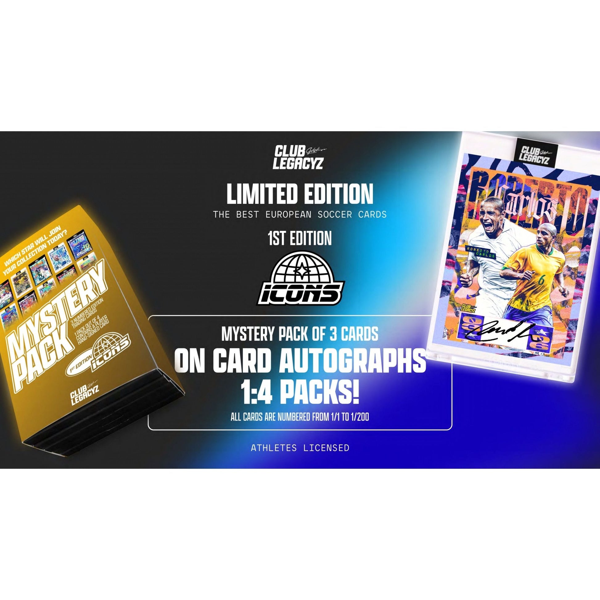 2025 Club Legacyz Icons First Edition Soccer Mystery Pack 3760392237350 at King Card Canada