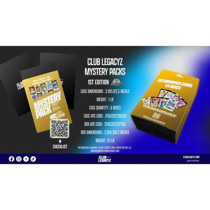 2025 Club Legacyz Icons First Edition Soccer Mystery Pack 3760392237350 at King Card Canada
