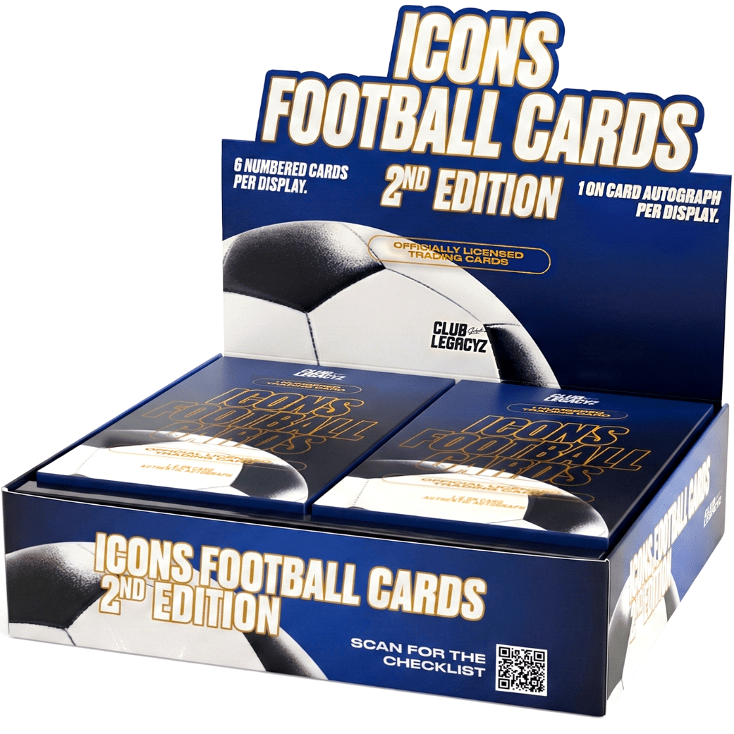 2025 Club Legacyz Icons Soccer Second Edition Display Box 3760392237459 at King Card Canada