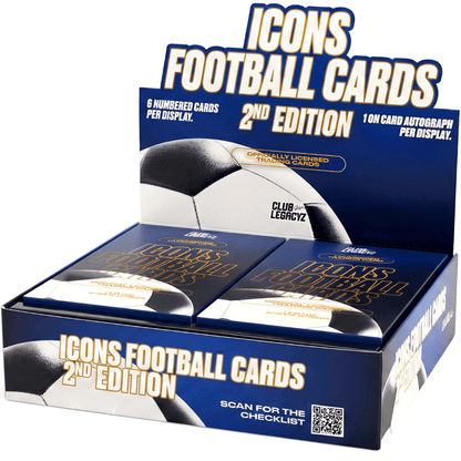 2025 Club Legacyz Icons Soccer Second Edition Display Box 3760392237459 at King Card Canada